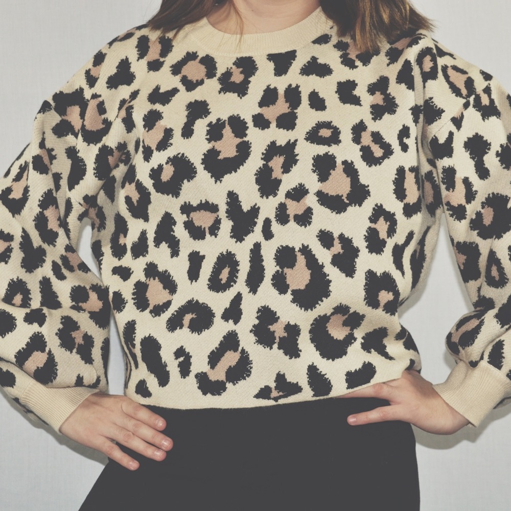Cheetah-Licious Sweater